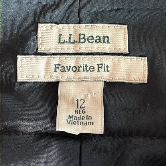 LL Bean Wool Plaid Midi Skirt Teal Navy Size 12 - Picture 7 of 10